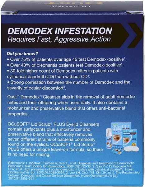 ocusoft oust demodex cleanser