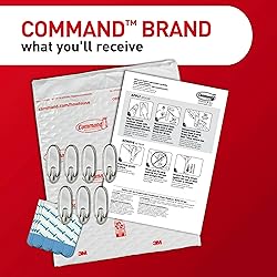 Command Medium Clear Wall Hooks, 7 Wall Hooks and