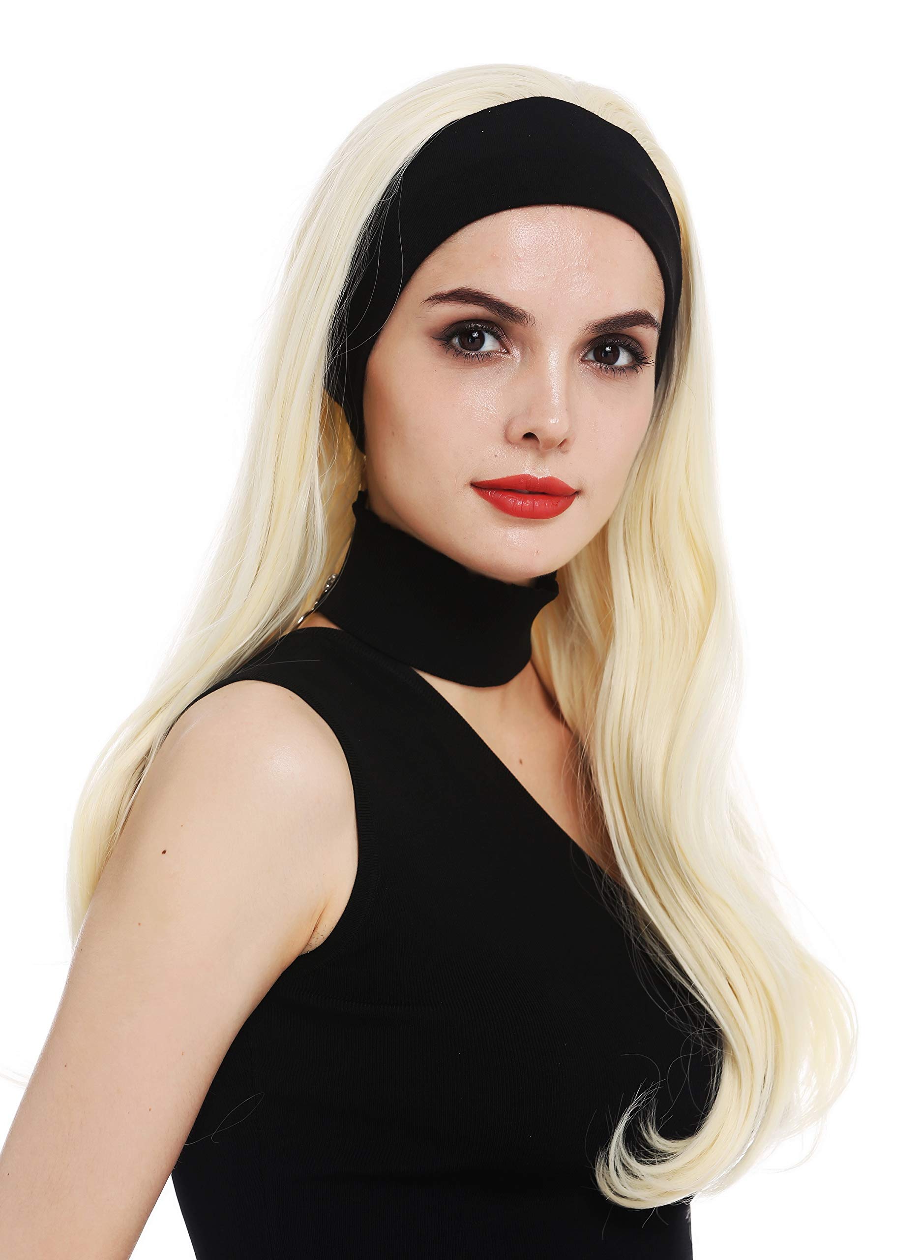 WIG ME UP - TYL-586-613 wig women's wig head band long sleek platinum blonde light blonde