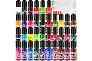 CANDLE AIDER Candle Dye - 36 Vivid Colors Candle Making Supplies, High Concentration Liquid Oil-Based Color Dye for Soy Gel Wax, Beeswax, Halloween Deacoraing Candles Crafts Making - 10ml
