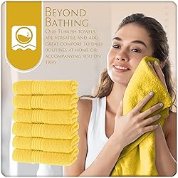 MAURA Basics Turkish Cotton Washcloth Towel Set