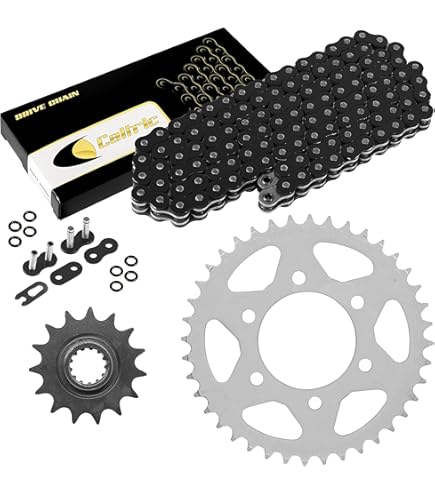 Amazon.com: Caltric Green O-Ring Drive Chain & Sprockets Kit
