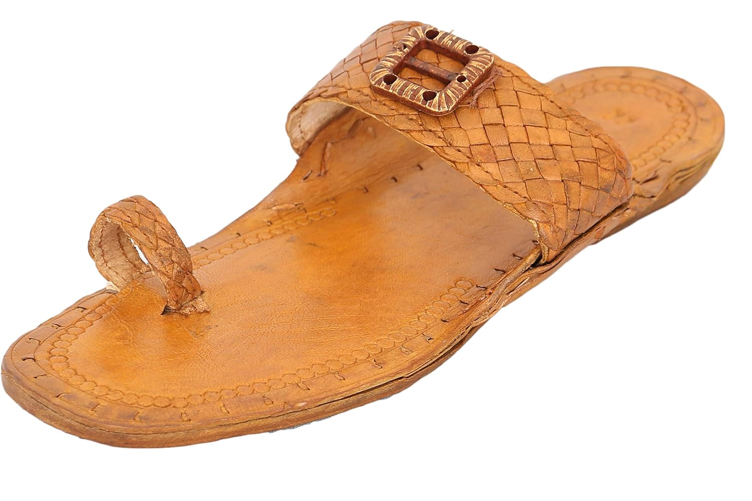 leather kolhapuri chappal