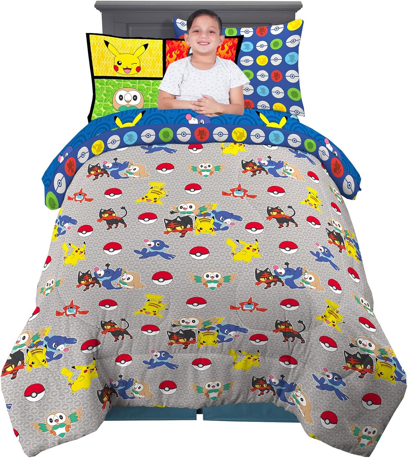 pokemon bed set twin