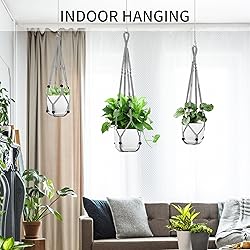 IDEEEPAN 3 Pack Macrame Plant Hanger
