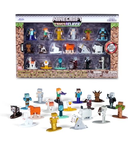 Amazon.com: Jada Toys - Minecraft Multi Pack Nanofigs, Set of 18