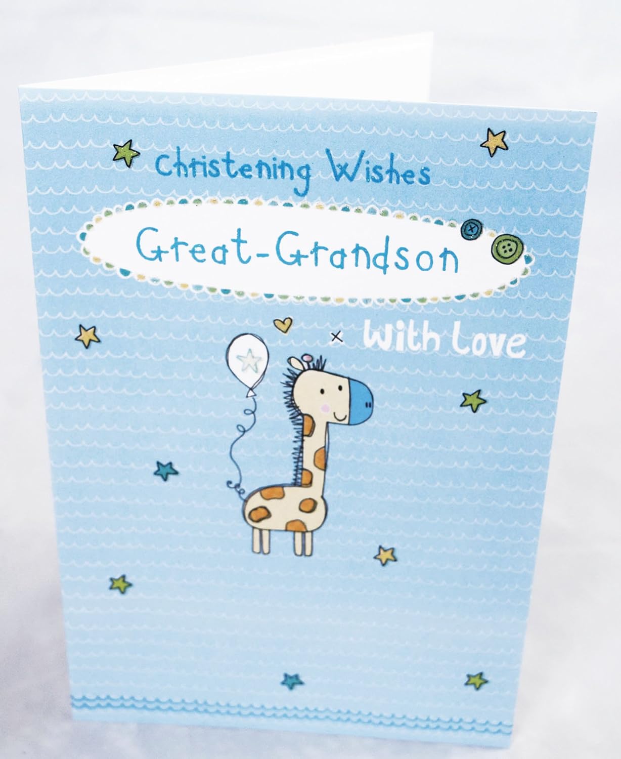 Biglietto D Auguri Per Battesimo Del Nipote Maschio Dei Nonni Amazon It Cancelleria E Prodotti Per Ufficio