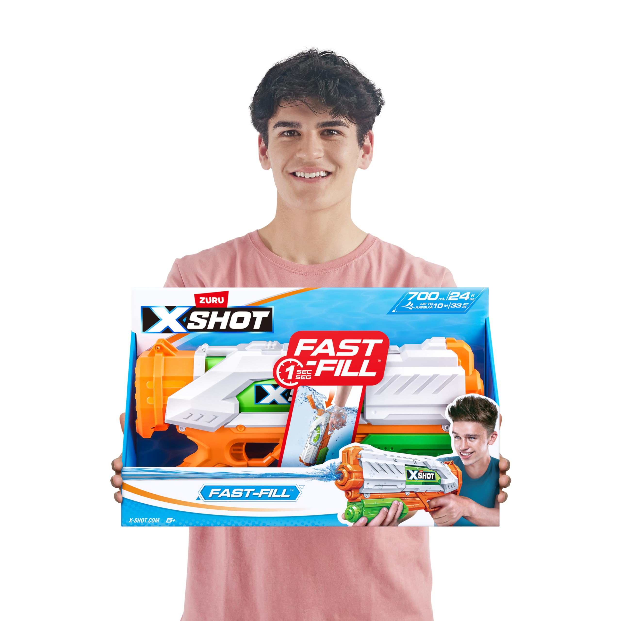 XSHOT Water Warfare Fast-Fill Water Blaster by ZURU (Fills with water in just 1 second!)