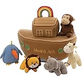 GUND Baby Noah's Ark Playset Stuffed Plush, 6 pieces, 11"