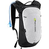 N NEVO RHINO Hydration Backpack, Insulated Water Pack with 2L Water Bladder | BPA-free &amp;High Flow Bite, Lightweight Hydropack Daypack Perfect for Hiking Cycling Running Trail Rave