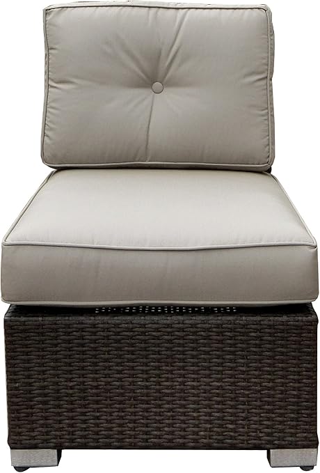 Amazon Com American Patio Armless Sectional All Weather Wicker