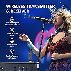 INGPARTNER 2.4GHz Wireless Microphone Transmitter