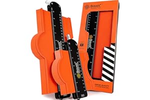 Contour Gauge 2 Pack - Metal Lock Contour Duplication Profile Tool for Woodworking, Day Gifts for Fathers, Gifts for Men, Dad