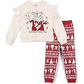 Disney Christmas Halloween Fleece Sweatshirt and Jogger Pants Outfit Set Newborn to Big Kid Sizes (Newborn - 14-16)