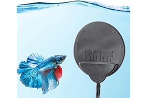 Hydor Betta Bowl Slim Fish Tank Heater, 4-watt, Measures 3" Round, Black; for Tanks 1-2.5 gallons