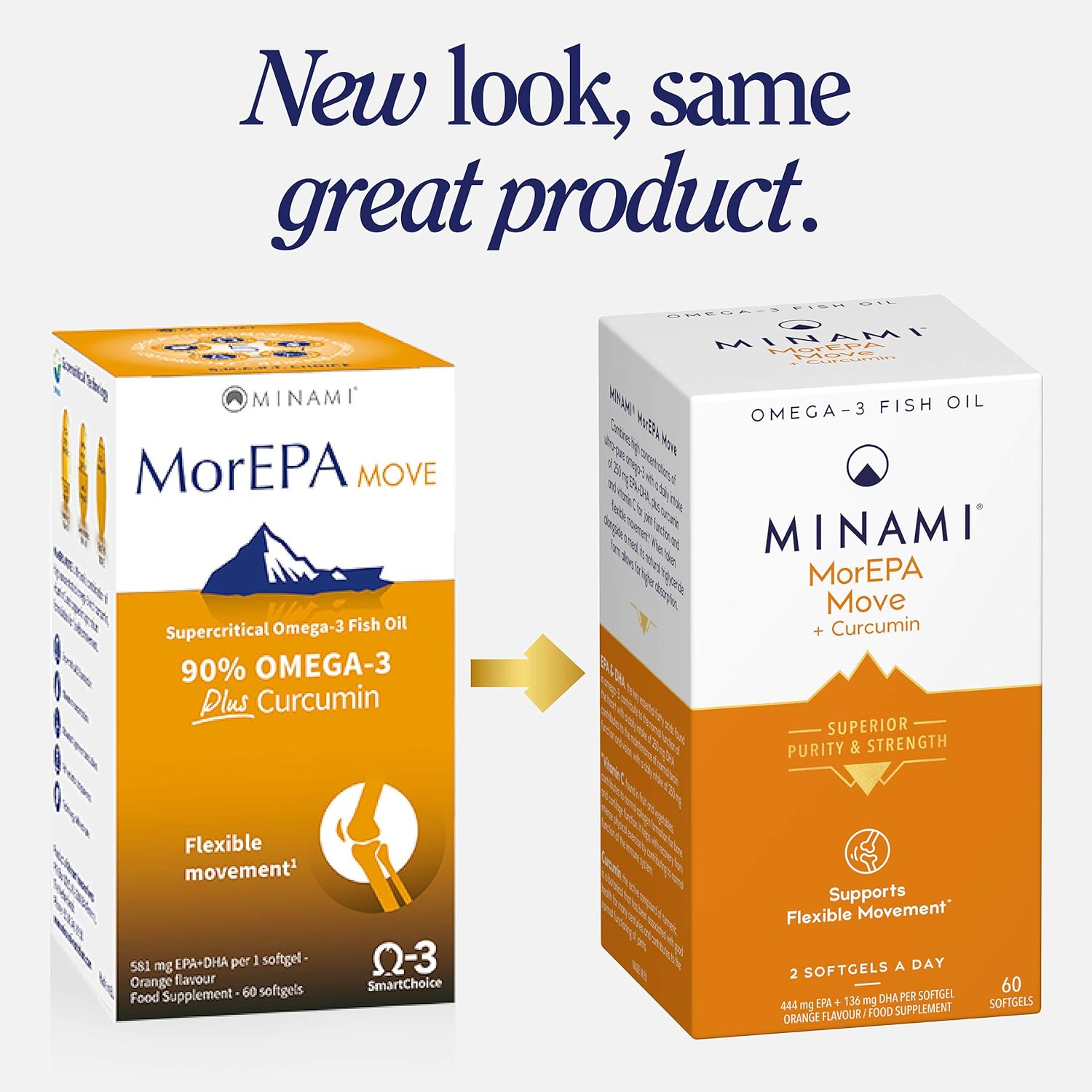 Omega 3 Fish Oil Supplement, Minami, MorEPA Move Plus Cucurmin, High Concentration of DHA & EPA - Image 3