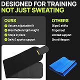 Bionix Waist Trainer Belt Men Women Sweat Band Stomach Shaper Black view 9