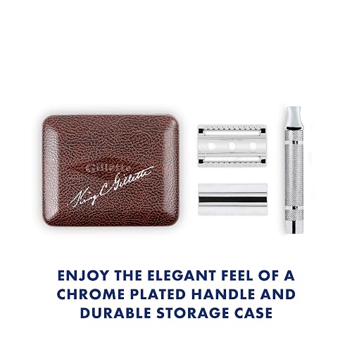 Gillette Heritage Safety Razor Kit includes Double Edge Safety