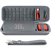 co2CREA Hard Travel Case Replacement for JBL Flip 7 Flip 6 FLIP 5 Waterproof Portable Bluetooth Speaker (Grey Case)