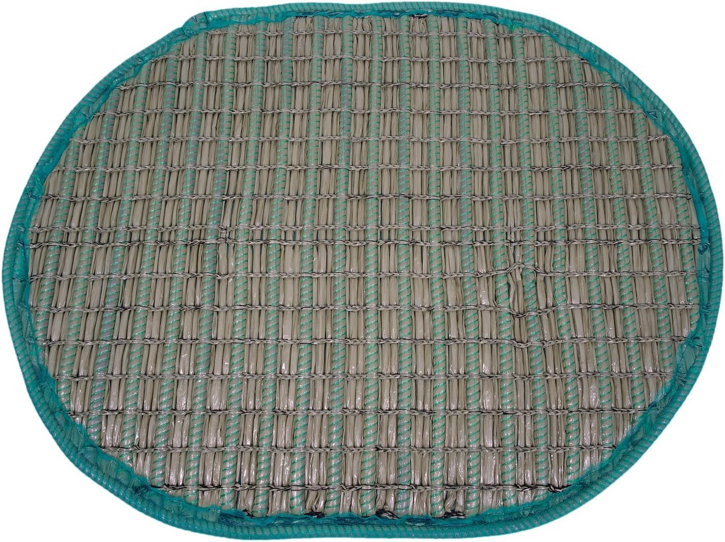 Pflanzinsel Teich oval, schwimmend, 120cm x 160cm – schöne Gartenteich-Atmosphäre mit Teichinsel, Pflanzkorb, Pflanzschale – Reduzierung von Algen & Ruhezone für Koi durch Pflanzeninsel
