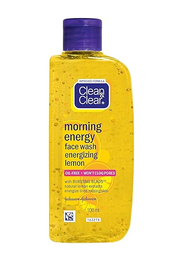 clean clear morning face wash