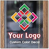Custom Vinyl Stickers - Business Logo Stickers Customized - Window & Wall Decals for Storefront, Office, Home - Custom Business Decals