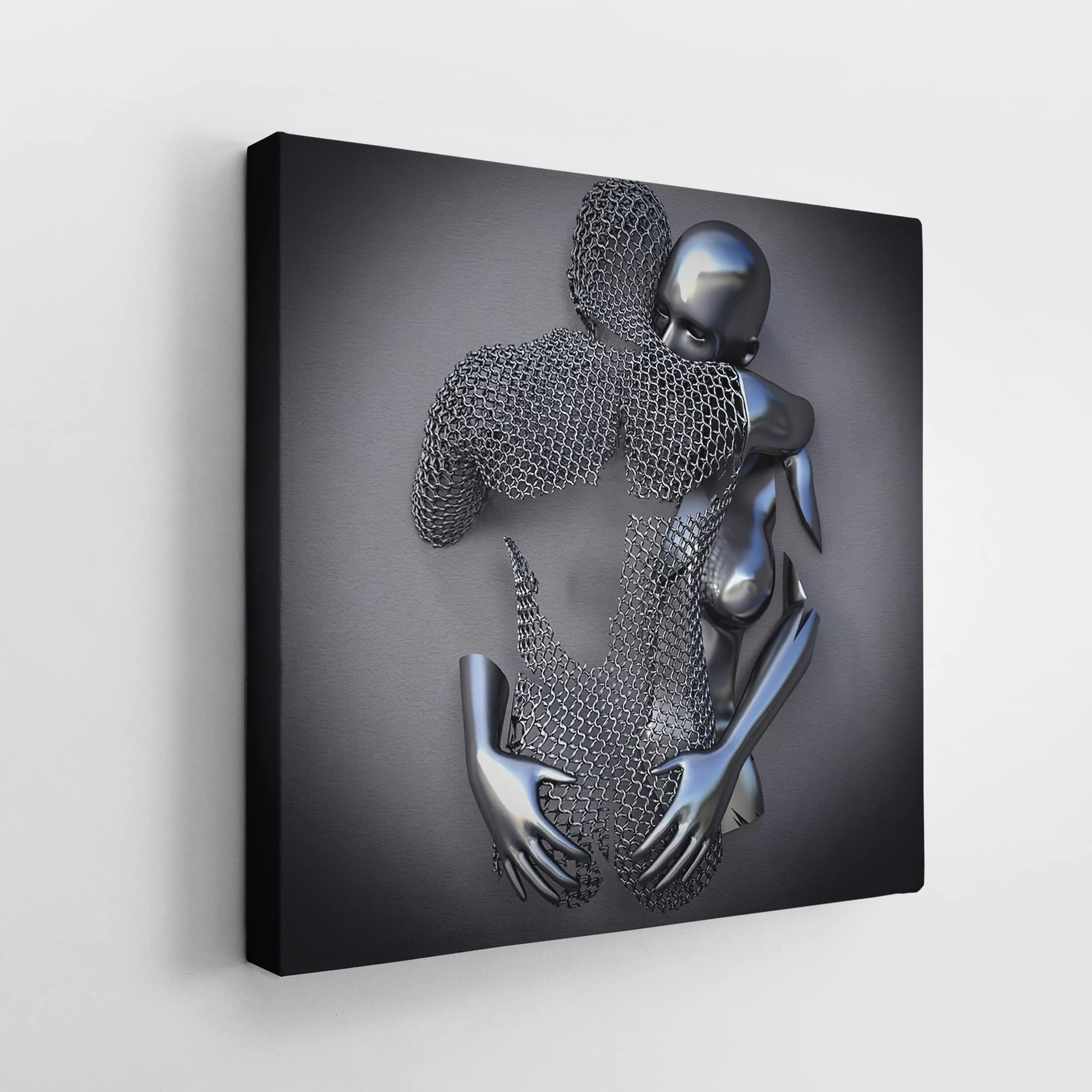 GS1 Modern Stunning Framed Canvas,Wall Art Picture Print,Artwork,Home Decor 40x40 cm