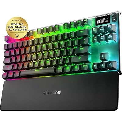 Buy Steelseries Apex Pro Tkl Mechanical Gaming Keyboard Adjustable Actuation Switches Oled Smart Display German Qwertz Layout Online In Malaysia B07sc5cdh7