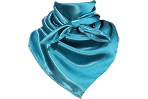 Molans 35 Inch Solid Color Wild Rag, Pure Cowboy Bandanas Oversize Western Neckerchief Bolo Head Scarf for Men Women