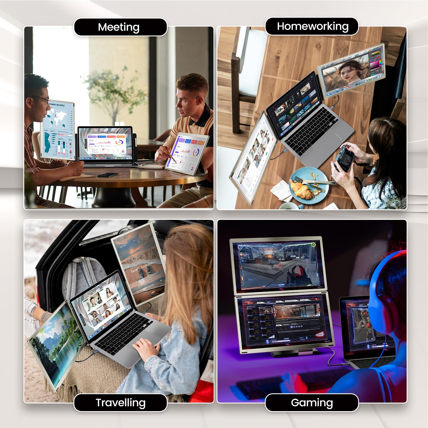 KEFEYA Laptop Screen Extender, 15.6