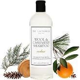 The Laundress Wool &amp; Cashmere Shampoo, Cedar Scent, 31 Loads, Pack of 1 | Concentrated Luxury Laundry Detergent, Cold-Water Hand or Machine Wool Wash for Delicate Merino, Mohair &amp; Knit Blends