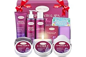GOWLAVER Spa Gifts for Women,Relaxing Bath Set & Stress Relief Body Wash Self Care Package,Secret Santa Christmas Stocking Stuffers Gifts Women Birthday Her Mom Sister Wife Friend Valentine Mothers Day