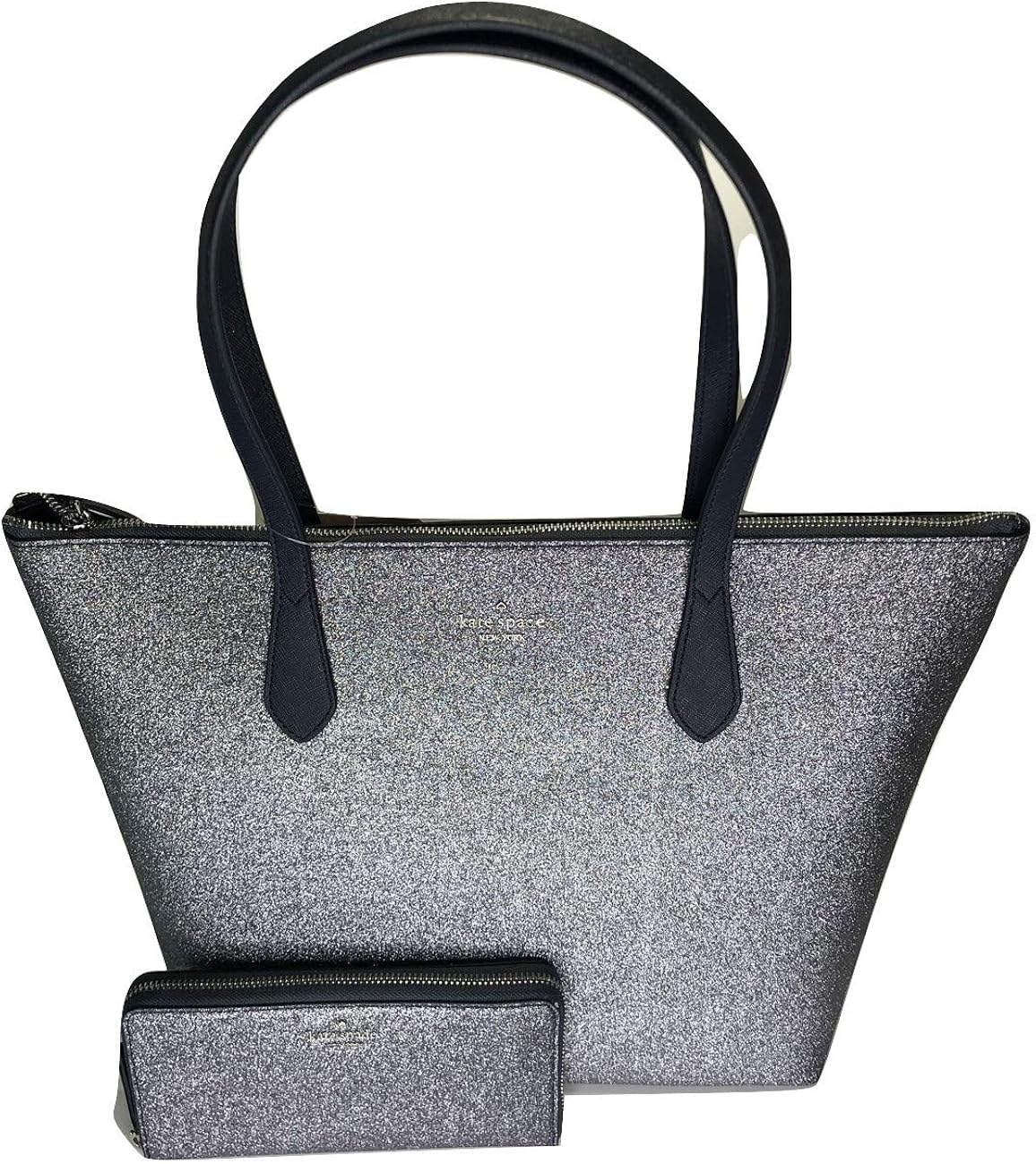 kate spade large glitter tote