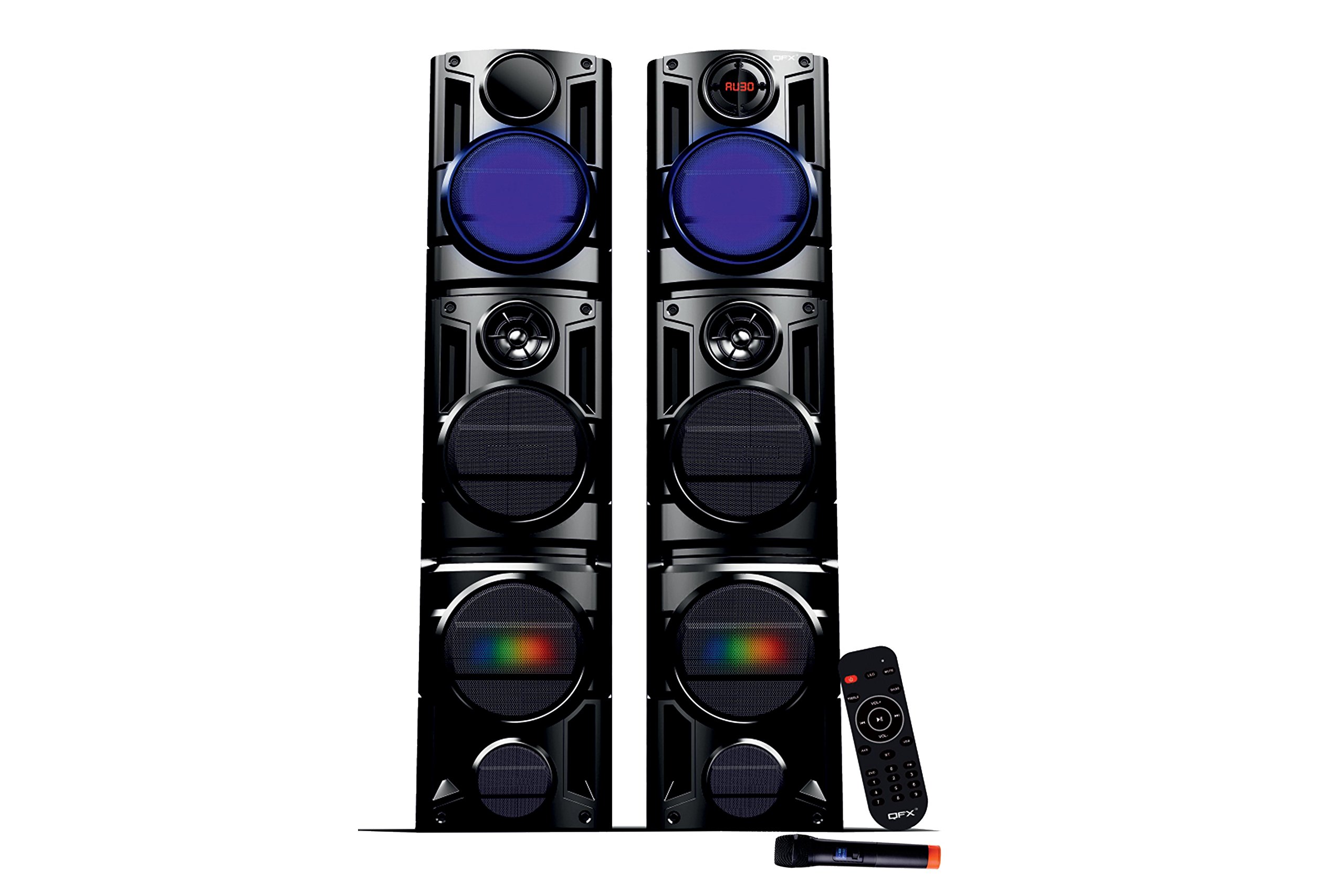 qfx party tower speaker