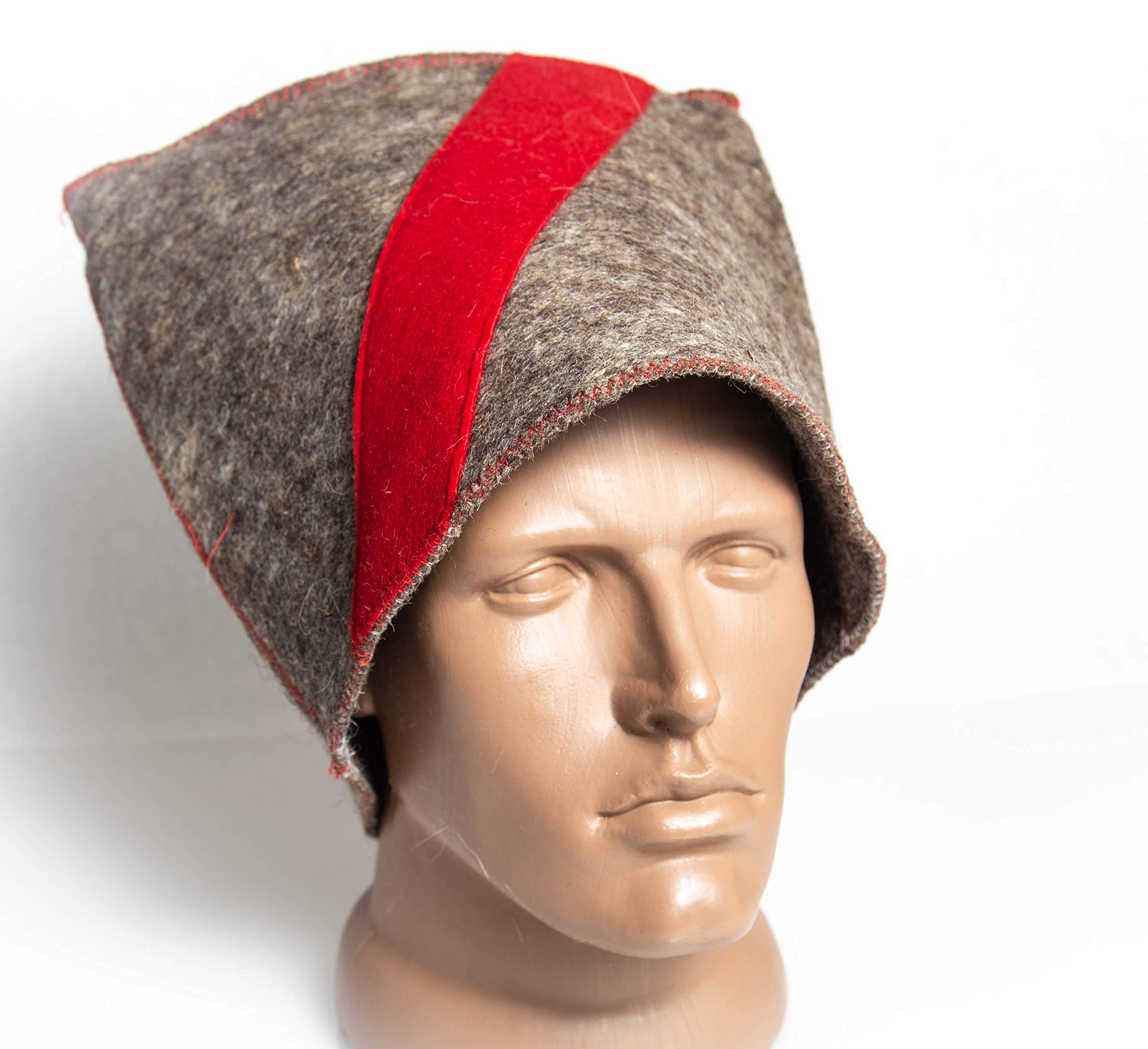 Rushnichok Sauna hat Russian banya Sauna hat for Men Sauna hat Wool