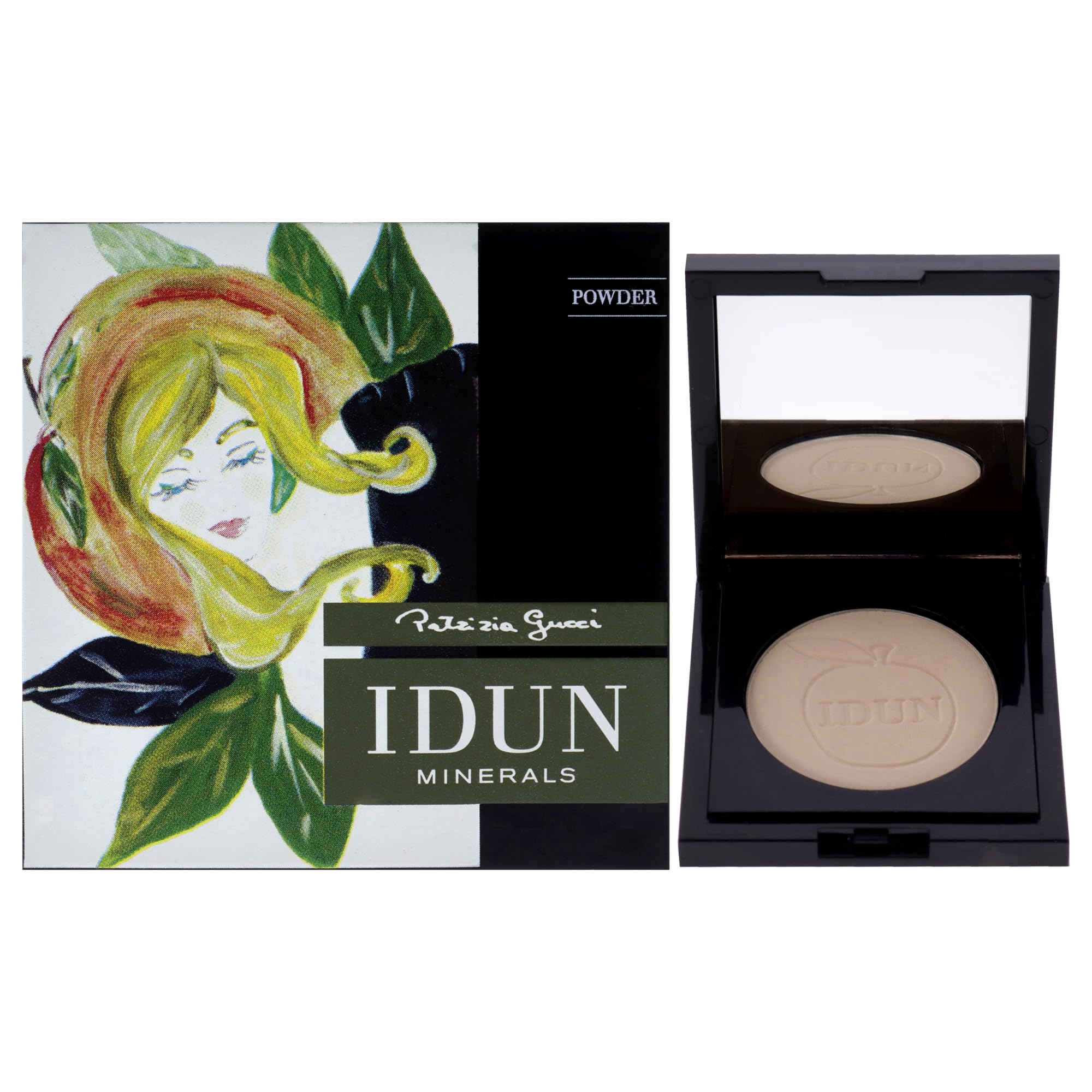 Idun Minerals Mattifying Mineral Powder - 521 Tuva for Women 0.12 oz Powder