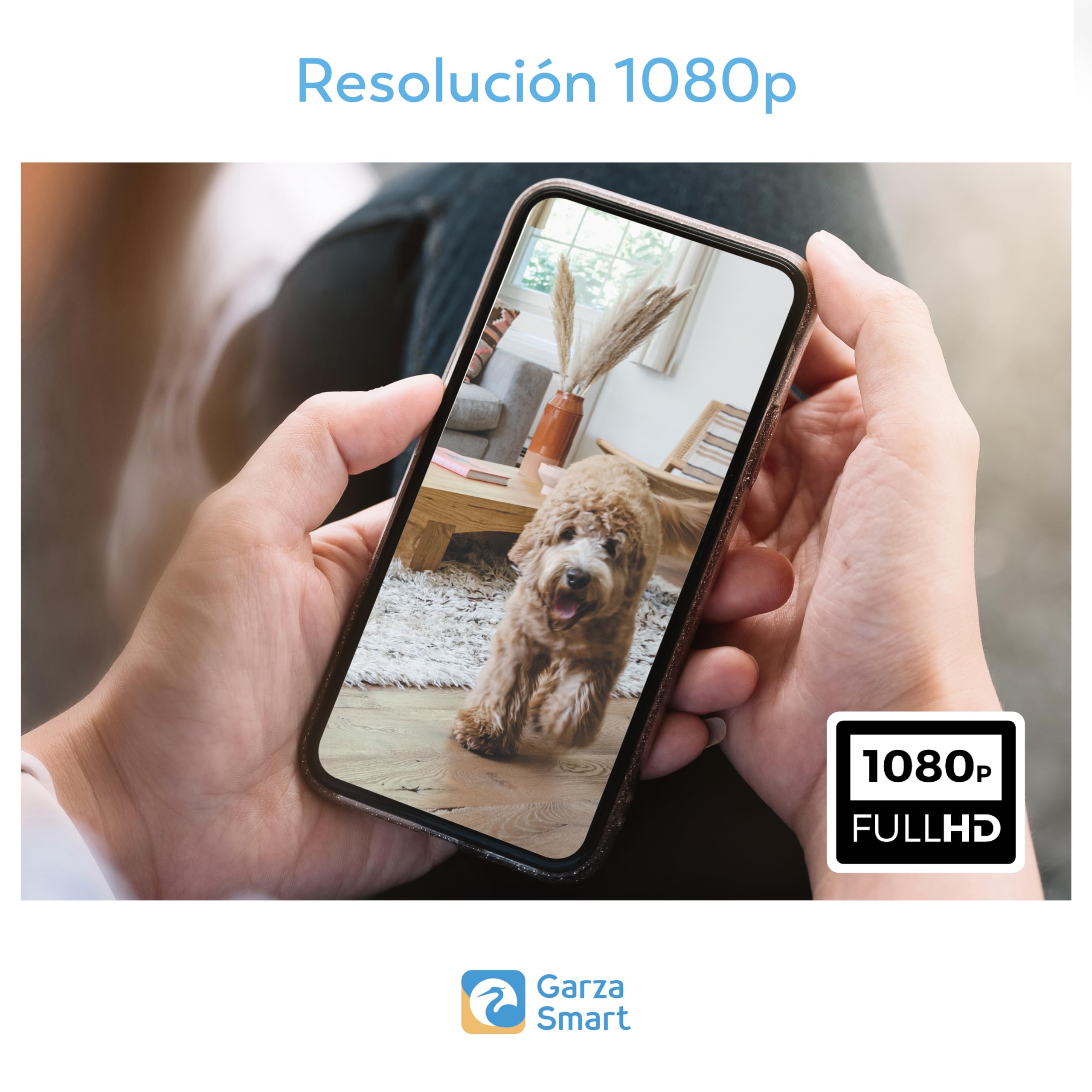 Garza - Smart - Pack 2 360º Indoor Smart IP WiFi-Überwachungskamera 2,4 GHz, 1080 HD, Nachtsicht, Bewegungserkennung, Datenschutzmodus, Fernbedienung per App. 4