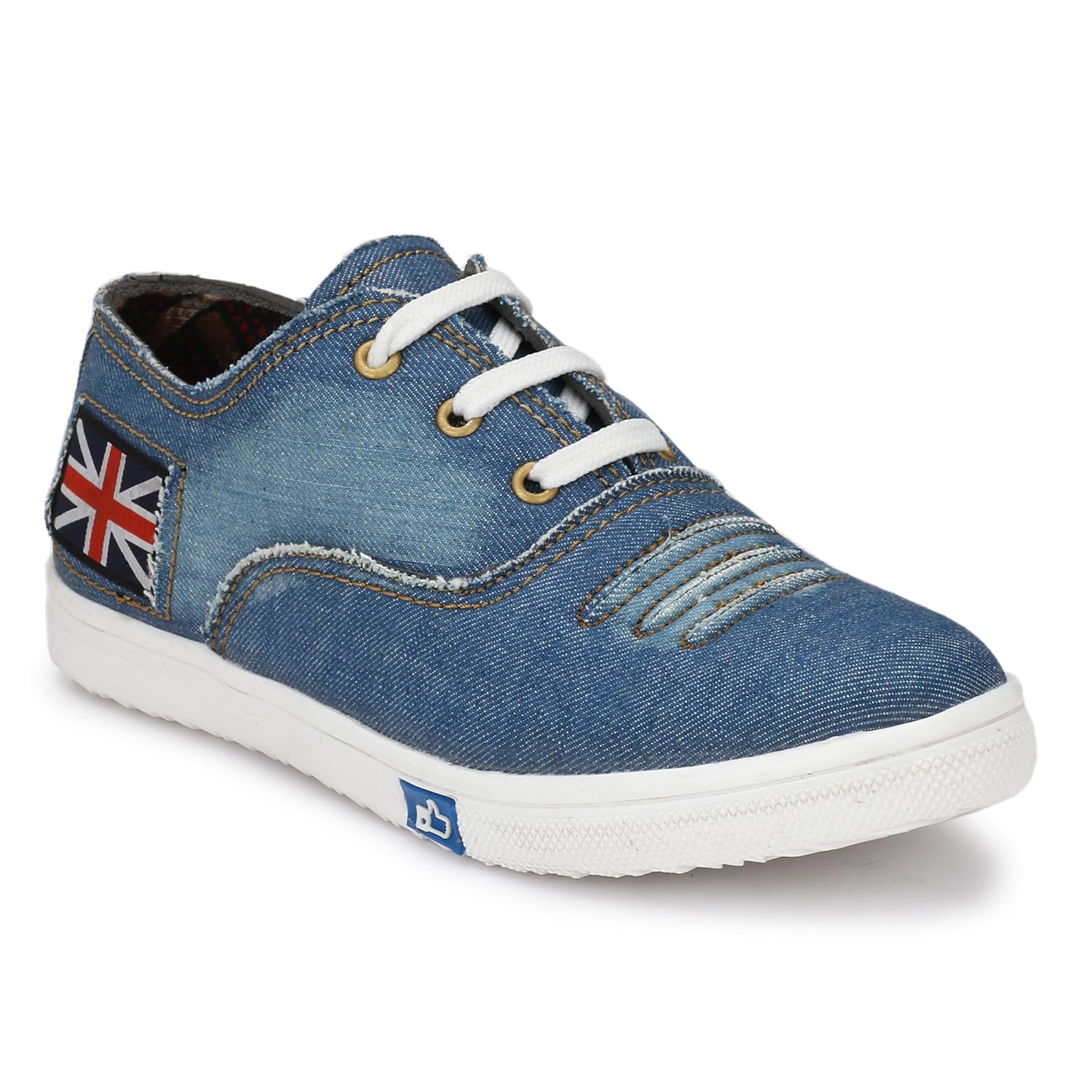walktoe revoke denim sky blue casual canvas sneaker shoes for womens/girls