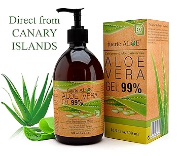 fuerte ALOE Aloe Vera Gel bio 100% (500 ml)