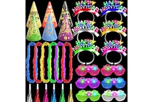 Tkifoda 2026 Happy New Year NYE Party Hat Party Supplies Party Favors Hats for New Year Gift Eve Party Accessories