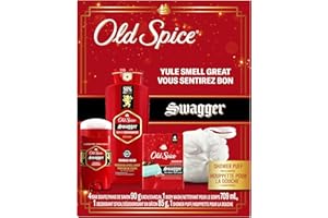 Old Spice Yule Smell Great Gift Set with Swagger 2in1 Shampoo & Conditioner 400 mL, Red Collection Bodywash 89 mL, Deodorant 
