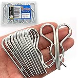 Yoliko 12 Pcs Heavy Duty Hitch Pins Clip R Clips