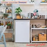 Russell Hobbs Under Counter Freezer 91L 55cm White RH85UCFZ552E1W view 3