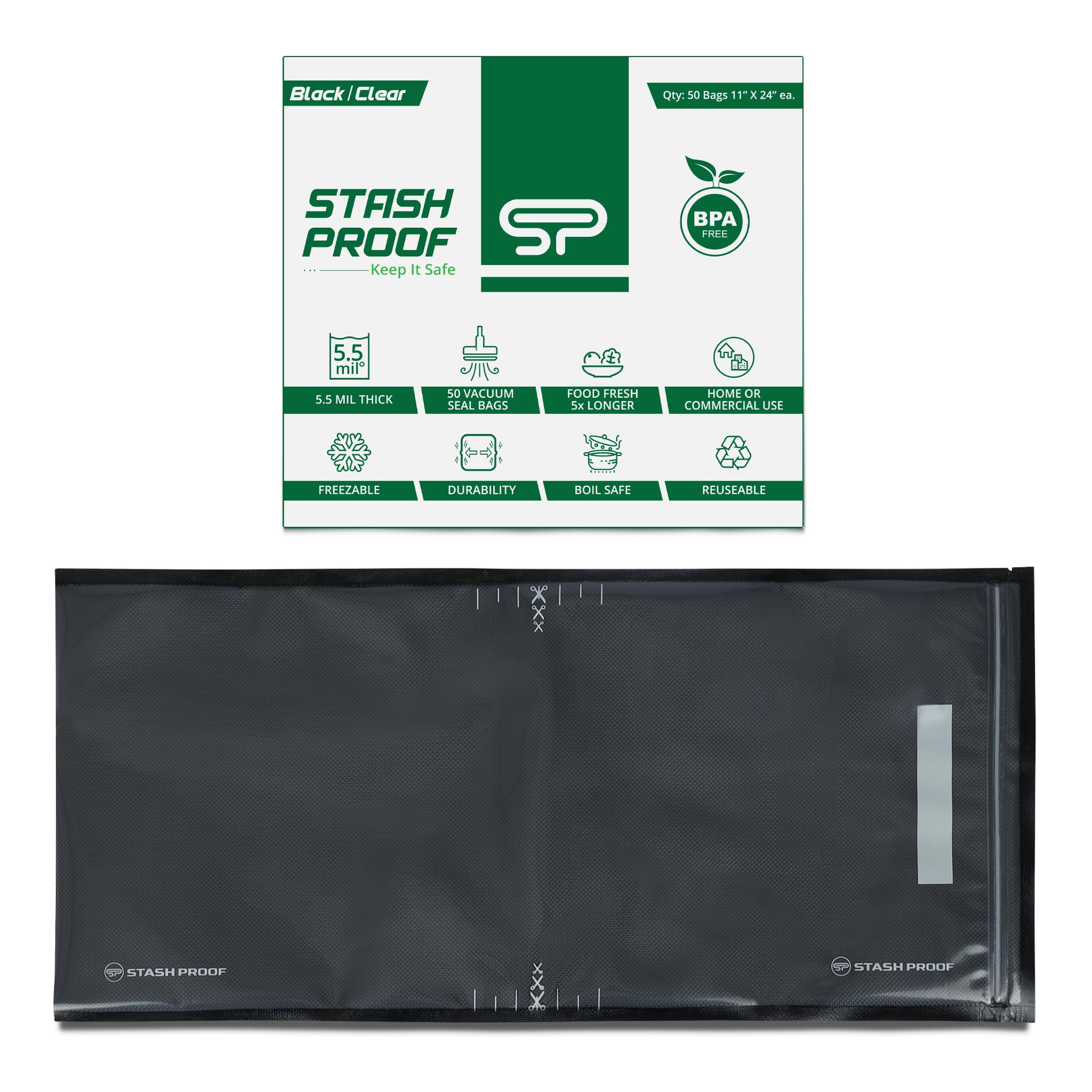 Resealable Zipper Vacuum Seal Bags 11