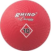 Champion Sports Playground Ball &ndash; Durable High-Bounce Ball, Sizes 5", 6", 7", 10", 13" &amp; 16" for Gym, Recess &amp; Play