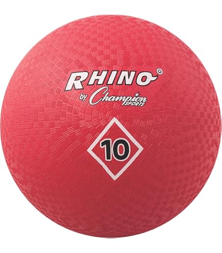 Amazon.com: S&S Worldwide Red Spectrum Playground Ball 10in