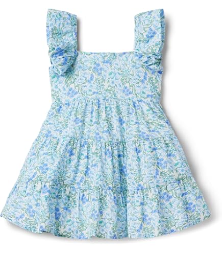 Amazon.com: Janie and Jack Girl's Eyelet Dress (Toddler/Little Kids/Big Kids) Blue 5 Little Kid: Clothing, Shoes & Jewelry
