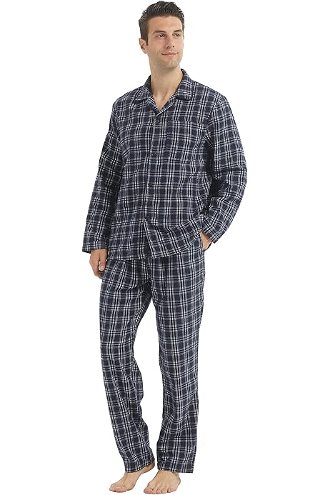 Pijama Invierno Cuadros Pijamas Hombre De Marca Guasch Pijama