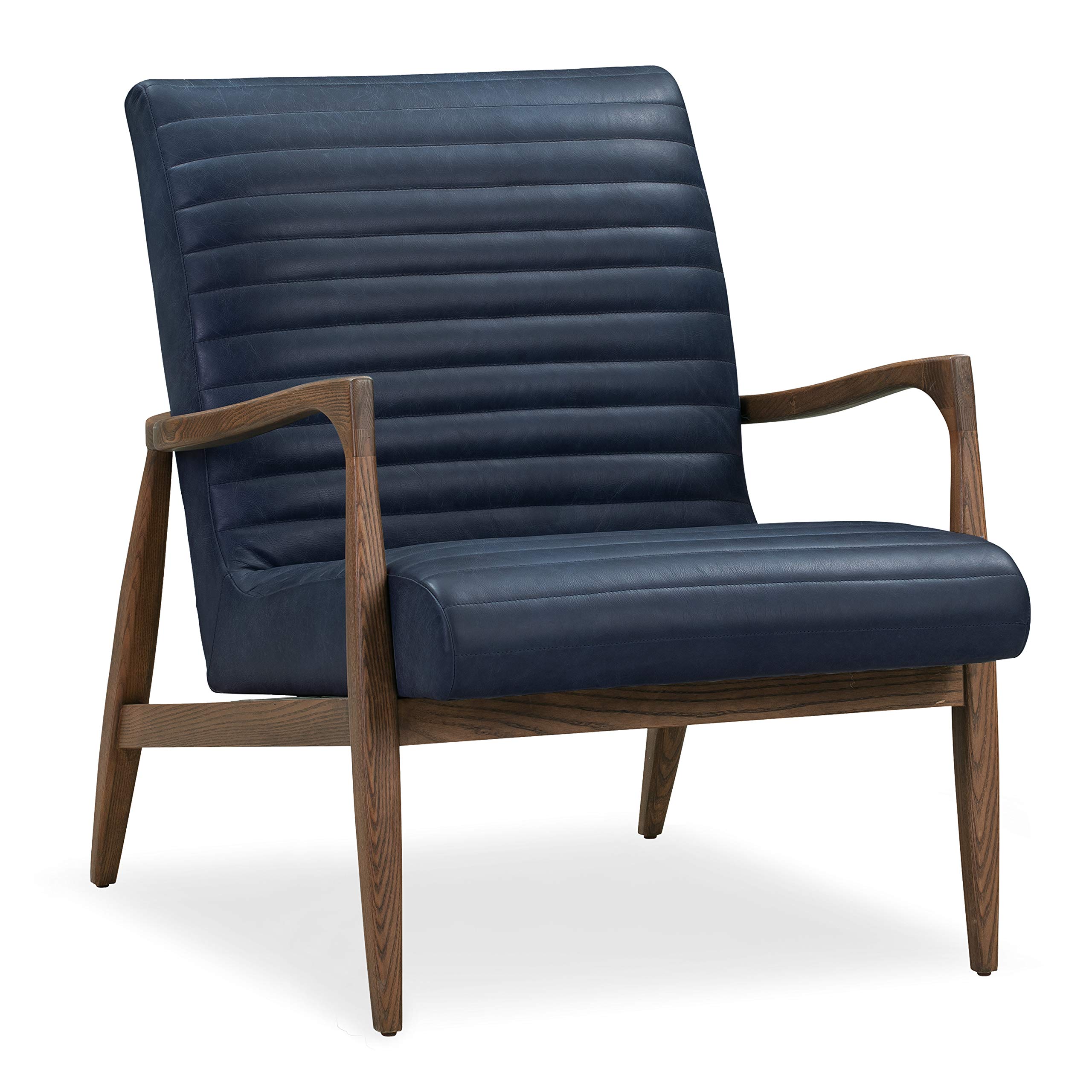 Poly and Bark Rowan Lounge Chair in Midnight Blue (Set of 2)