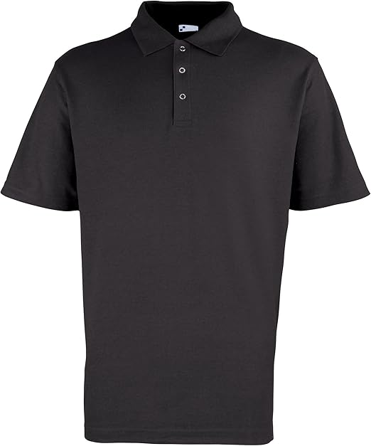 Premier Mens Stud Heavyweight Plain Pique Polo Shirt At Amazon